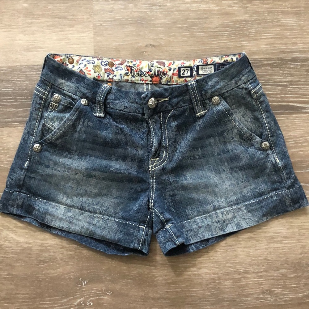 Miss Me Lace Design Shorts - Style TP448OH